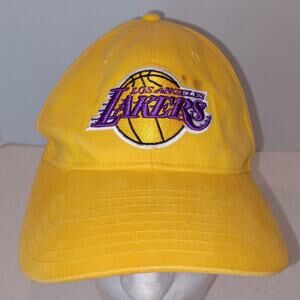 Vintage New Era NBA Lakers Yellow Hat Adjustable